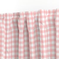 Gingham Check in peony pink