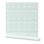 Hand Drawn Chevron - Mint 