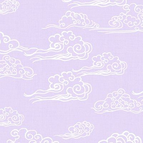 Cloud Streaked Skies in Lilac