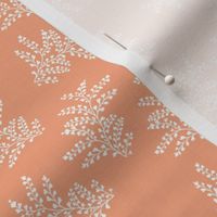 Delicate Ferns, Spice Orange // standard