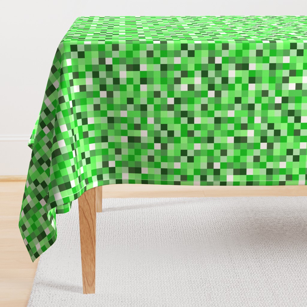  8-bit Darker Green Pixels- 3/4ths of an inch