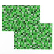  8-bit Darker Green Pixels- 3/4ths of an inch