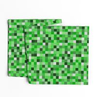  8-bit Darker Green Pixels- 3/4ths of an inch