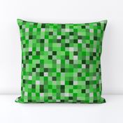  8-bit Darker Green Pixels- 3/4ths of an inch