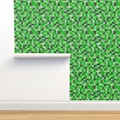  8-bit Darker Green Pixels- 3/4ths of an inch