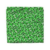  8-bit Darker Green Pixels- 3/4ths of an inch