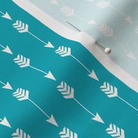 Arrow on Turquoise