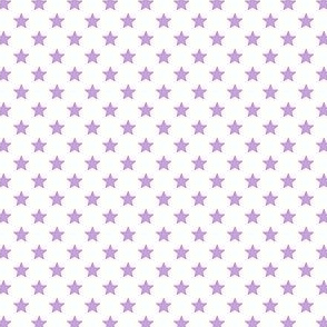 Large Purple Stars on White