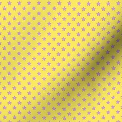 Large Purple Stars on Light Yellow