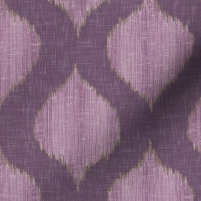 Lela Ikat in Plum