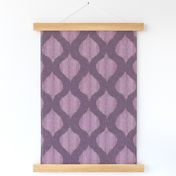 Lela Ikat in Plum