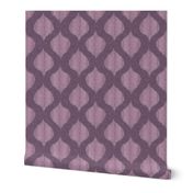 Lela Ikat in Plum