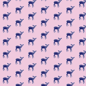 DearDeer Navy on Pink