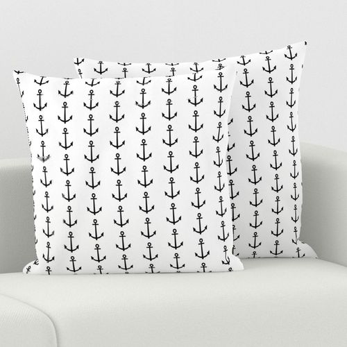 black and white anchor