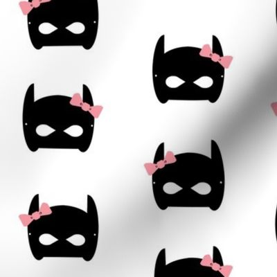 bat mask bow sweet girls bow pink bow bat mask 