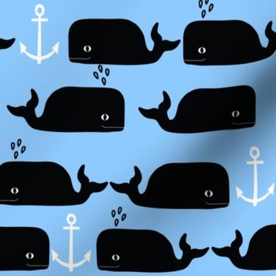whale anchor nautical blue boy cute design for trendy kids summer leggings shorts organic cotton knit baby clothes nursery organic baby hipster baby
