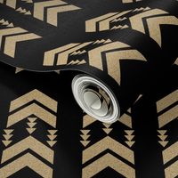 gold glitter black chevron stripe