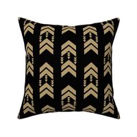 gold glitter black chevron stripe