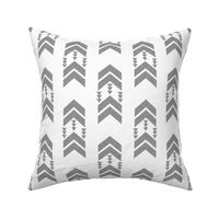 silver glitter chevron stripe