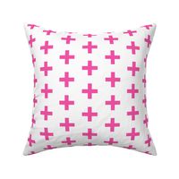 magenta plus cross