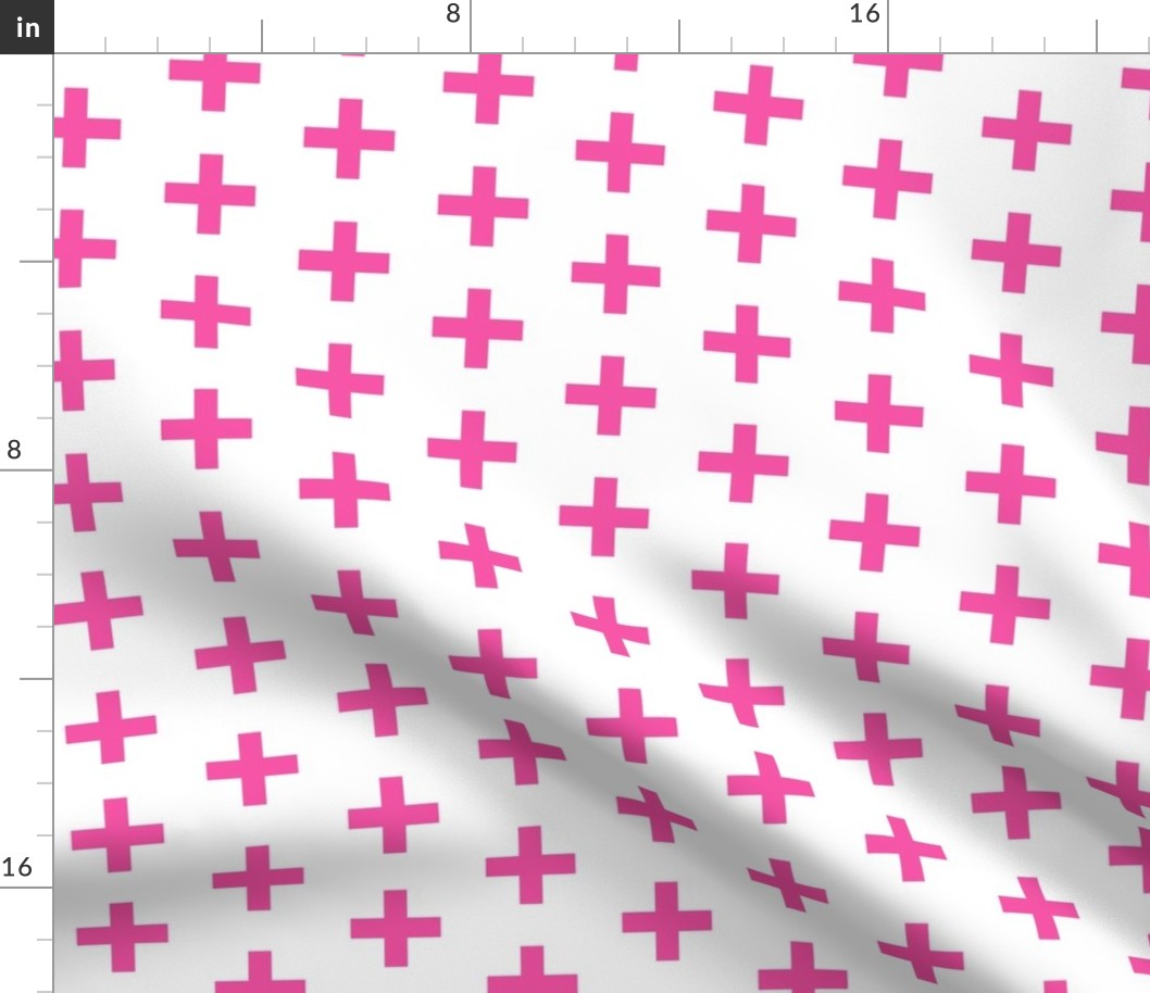 magenta plus cross