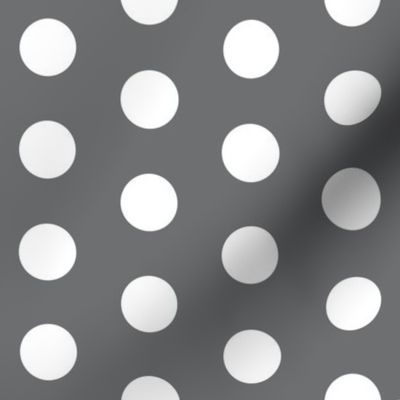 charcoal polka dots