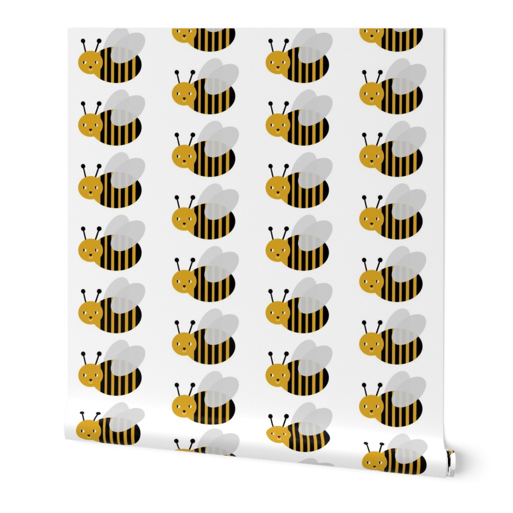 bumble bee happy kids funny bug insects boys kids nursery room
