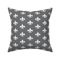 charcoal fleur de lis