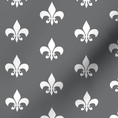 charcoal fleur de lis