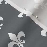 charcoal fleur de lis