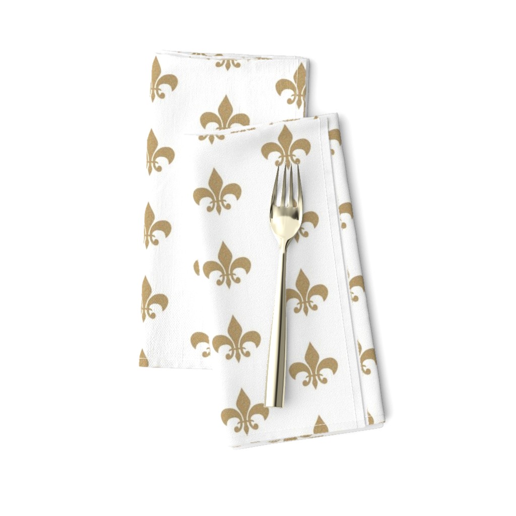 gold glitter fleur de lis