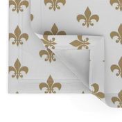 gold glitter fleur de lis