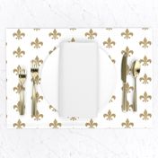 gold glitter fleur de lis