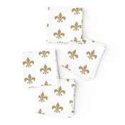 gold glitter fleur de lis