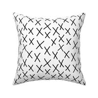 x messy swedish scandi black and white x o handdrawn painted designer