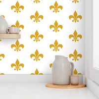 golden yellow fleur de lis