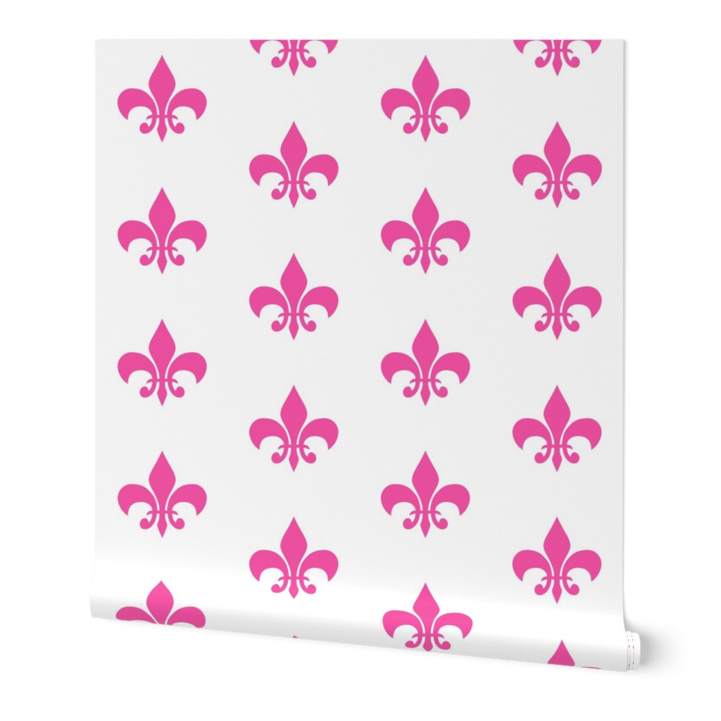 magenta fleur de lis