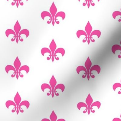 magenta fleur de lis