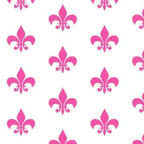 magenta fleur de lis