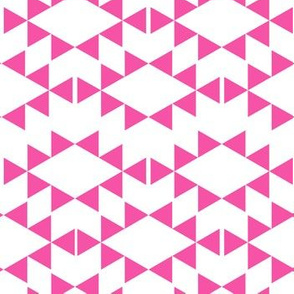 magenta aztec triangles