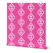 magenta aztec triangles