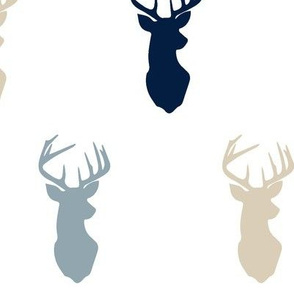 multi buck head blue // rustic woods collection