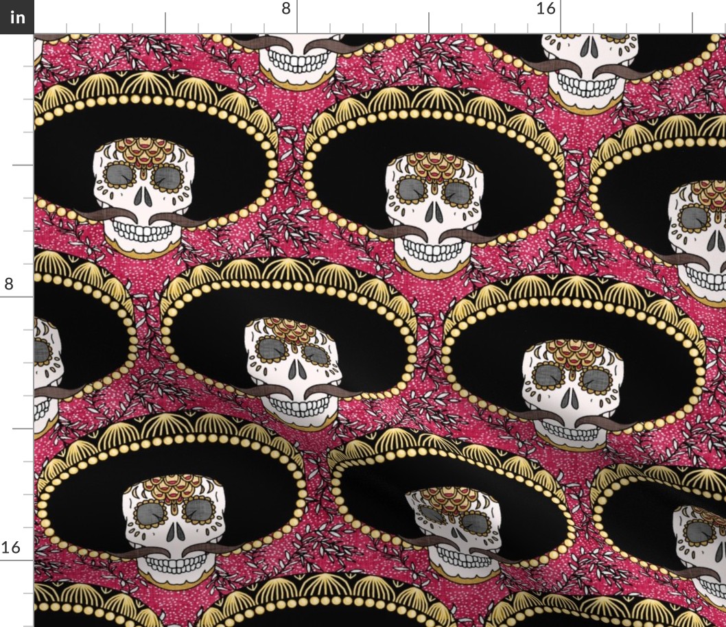 Calavera in a Sombrero 