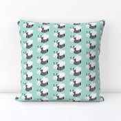 bumble bee mint cute kids room pastel animal design modern swedish cute pattern