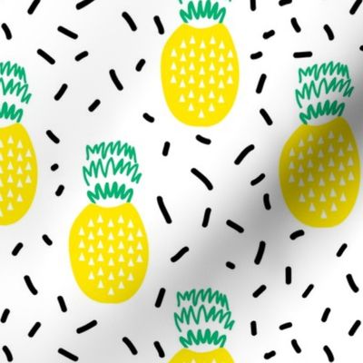 pineapple fruit summer  minimal kids design