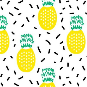 pineapple fruit summer  minimal kids design