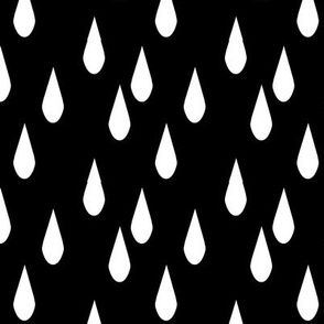 rain drop black white monochrome minimal 