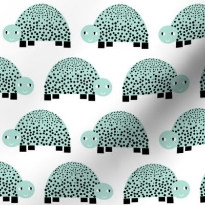 turtle funny happy animal mint pastel swedish modern minimal design