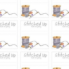 Grey Quilt Labels, swatch kit - 9 labels