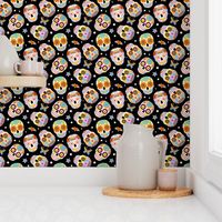 Sugar Skulls / Black / Large Scale